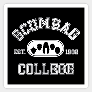 Young Ones - Scumbag College white Sticker
